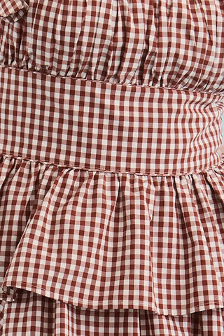 TS Hunter Bell Betsy Dress, Cotswold Check Rust