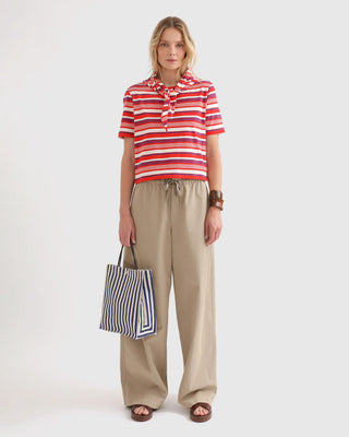 Kule The Brentwood Tee, Tomato Multistripe