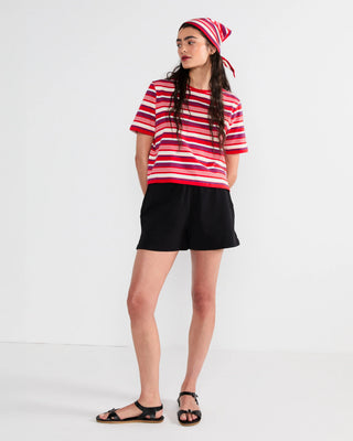 Kule The Brentwood Tee, Tomato Multistripe