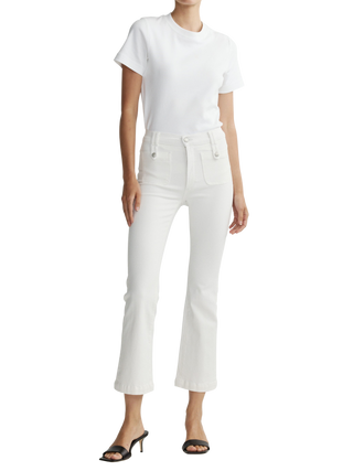 DL1961 Bridget Boot High Rise Instasculpt Crop, Porcelain