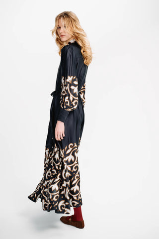 Carolina K Elisetta Dress, Autumn Vine Black