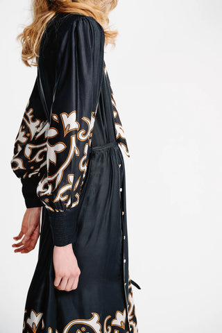 Carolina K Elisetta Dress, Autumn Vine Black