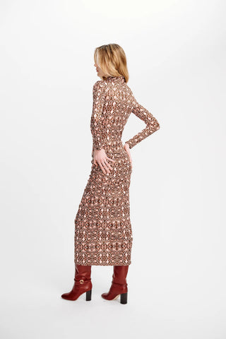 Carolina K Sacha Dress, Winter Vine Black