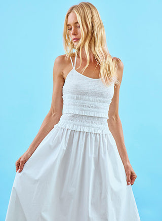 Hunter Bell Francie Dress, White