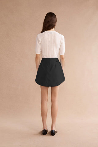 Lovaan Cosette Mini Skirt, Black