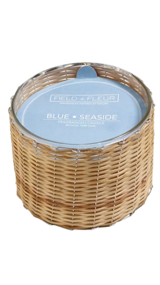 Field + Fleur 3 Wick Candle, Seaside