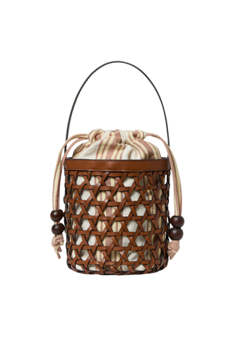 Loeffler Randall Laith Top Handle Bag, Timber Butter Brown