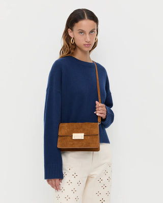 Loeffler Randall Delphine Leather Bag, Cacao