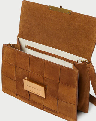 Loeffler Randall Delphine Leather Bag, Cacao