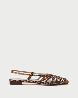 Loeffler Randall Devon Lattice Slingback Sandal, Leopard