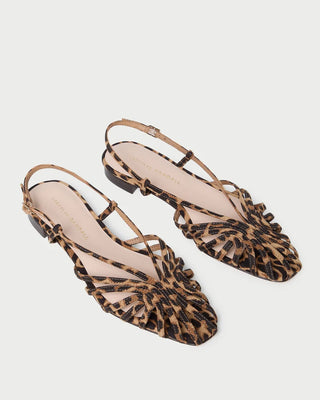Loeffler Randall Devon Lattice Slingback Sandal, Leopard