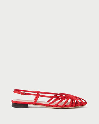 Loeffler Randall Devon Lattice Slingback Sandal, Red