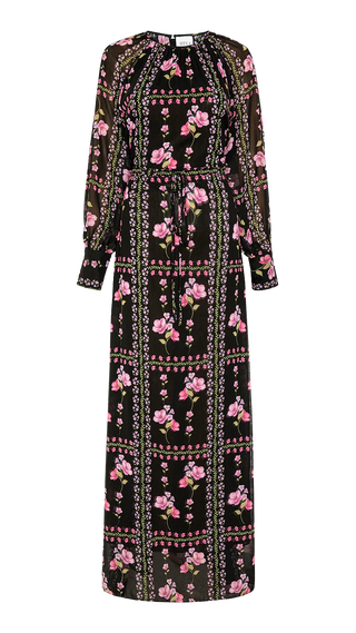 Misa LA Moira Dress, Midnight Lattice