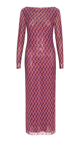 Misa LA Vivian Dress, Geo Sixty Mesh