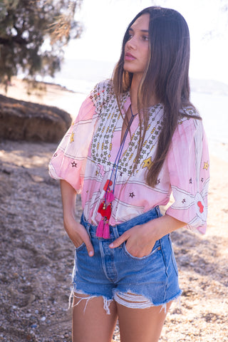 Bell Macey Top, Red Heart