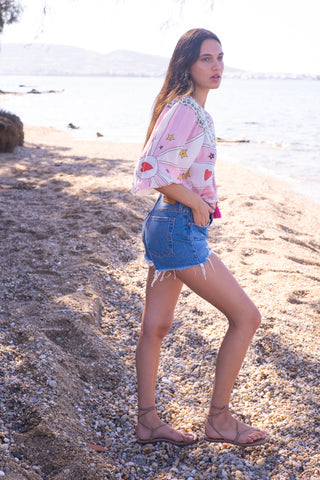 Bell Macey Top, Red Heart