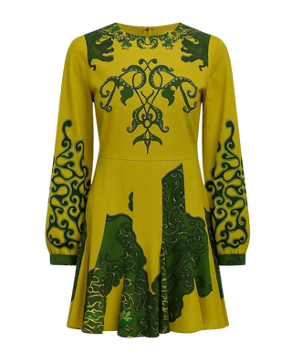 Anna Cate Diandra Dress, Lime Tiger
