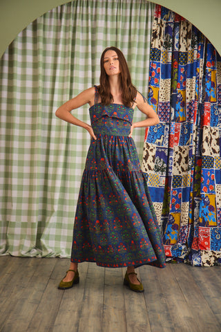 Hunter Bell Dolly Dress, Midnight Garden