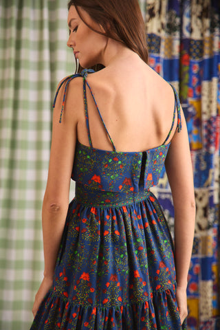 Hunter Bell Dolly Dress, Midnight Garden