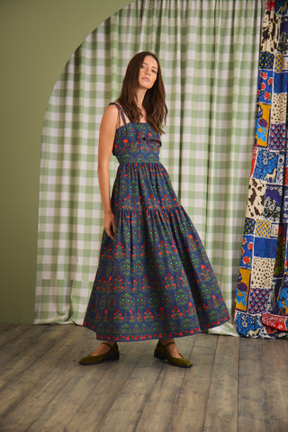 Hunter Bell Dolly Dress, Midnight Garden