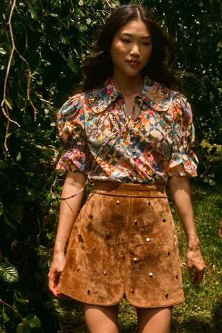Hunter Bell Dottie Skirt, Saddle