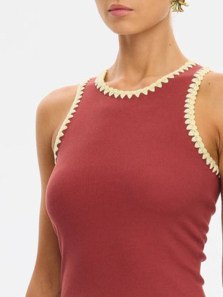Kivari Tallulah Spliced Tank, Brick
