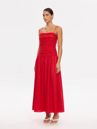 Kivari Aylin Maxi Dress, Red