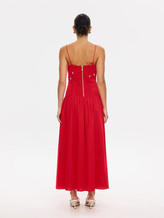 Kivari Aylin Maxi Dress, Red