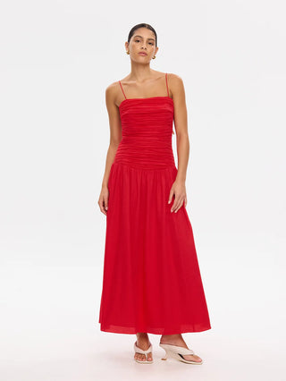 Kivari Aylin Maxi Dress, Red