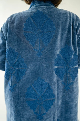 Eleanor James Crew Shell, Midnight Rider Blue