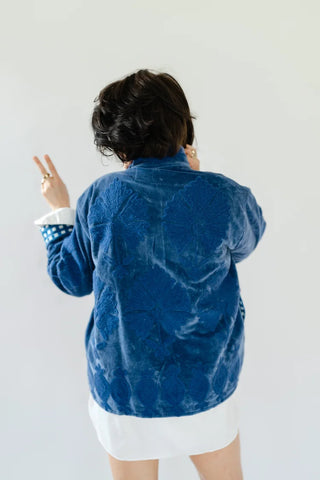 Eleanor James Crew Shell, Midnight Rider Blue