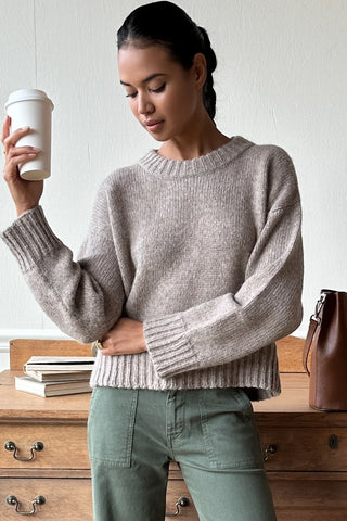 Emerson Fry Cozy Sweater, Fog Grey Melange