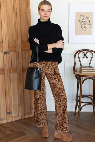 Emerson Fry Everyday Pant, Vintage Leopard Organic