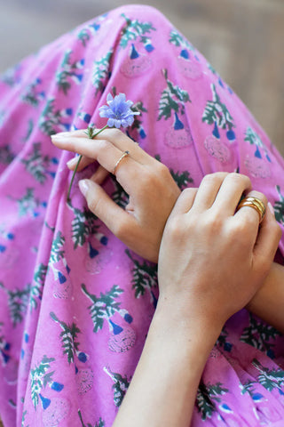 emerson fry maxi dress Emerson Fry Jour Maxi Dress, Big Marigolds Purple Orchid Organic – Monkee's  of Mount Pleasant
