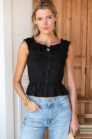 Emerson Fry Roussillon Top, Jet Black