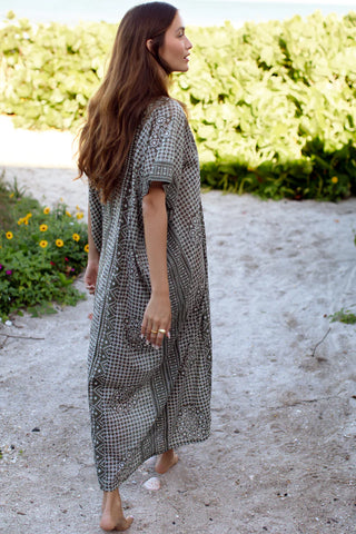 Emerson Fry Emerson Caftan, Moss Stripe Organic