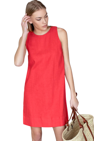Love, Tomas Marcelle Shift Dress, Grenadine