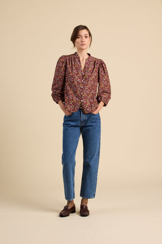 Trovata Maisey Blouse, Brandied Pear