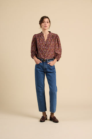 Trovata Maisey Blouse, Brandied Pear