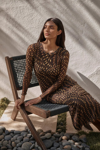 Misa Talula Dress, Moss Organic Geo