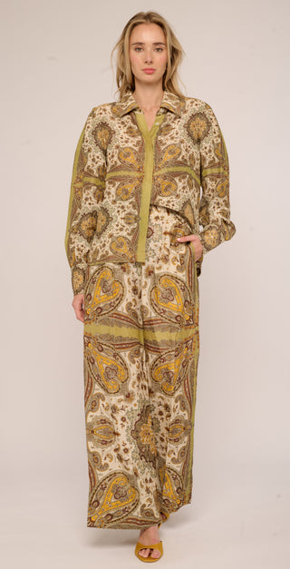 Love the Label Jocelyn Pant, Kaleidoscope Scarf Print
