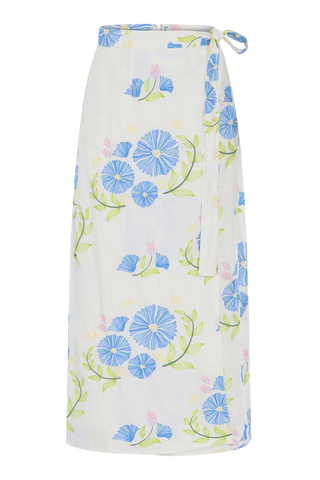 Olivia by Livro Leigh Wrap Skirt, Flora Embroidery