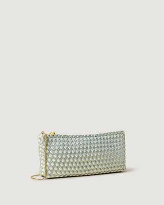 Naghedi Gala Satin Clutch, Wintergreen