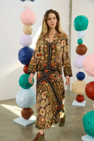 Hunter Bell Suki Skirt, Found Heirloom