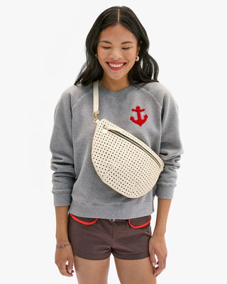 Clare V. Petite Fanny, Cream Rattan