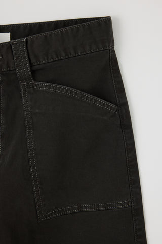Moussy Vintage Pomonok Gusset Cargo, Light Black