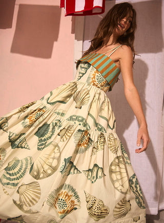 Hunter Bell Dolly Dress, Somers Shell Cream