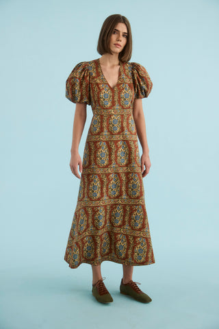 Hunter Bell Harrison Dress, Amber Glen Brown