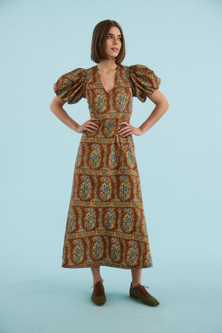 Hunter Bell Harrison Dress, Amber Glen Brown