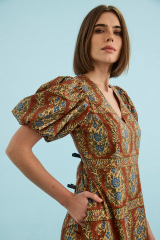 Hunter Bell Harrison Dress, Amber Glen Brown
